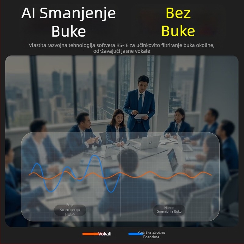 Shinco A06 AI diktafon u obliku olovke s Bluetoothom i prijevodom u stvarnom vremenu, WAV snimanje, oko 10 sati, USB 2.0
