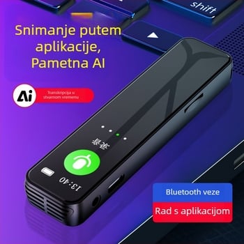 Prijenosni diktofon s HD redukcijom šuma za odvjetnike, 10 sati snimanja