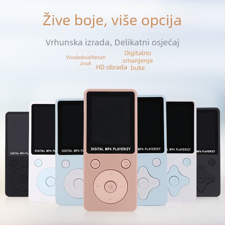 MP4 player s HD zaslonom, AMV video, MP3/WMA zvuk, USB 2.0, podrška TF kartici