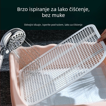 Toalet za pse s visokim ogradom i mrežastim dizajnom – PP materijal, Marka JIAYOU; Nije uvoz; Nema privatne marke; Nije poklon