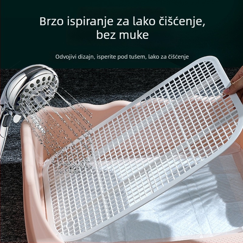 Toalet za pse s visokim ogradom i mrežastim dizajnom – PP materijal, Marka JIAYOU; Nije uvoz; Nema privatne marke; Nije poklon