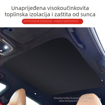 Sjenilo za ZEEKR 001, mrežasti materijal, ugradnja karticom, toplinski izolacijski panel, unutarnja komponenta za prozor (mreža; ugradnja karticom; toplinska izolacija; prozor)
