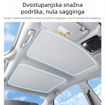 Auto sjenilo za Camry 9. generacije – panoramsko sjenilo za krov, mrežasti materijal