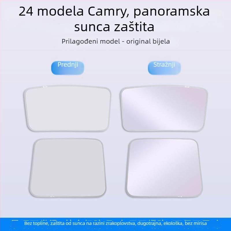 Auto sjenilo za Camry 9. generacije – panoramsko sjenilo za krov, mrežasti materijal