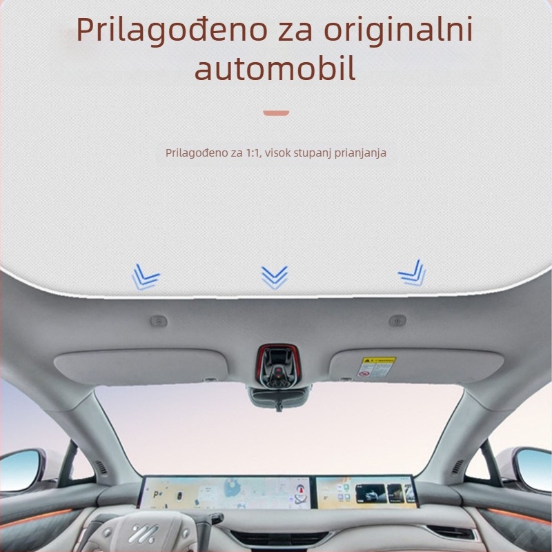 Packard sjenilo za sunroof – mreža, Snap-in montaža, za krov, opće korištenje