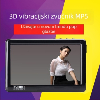 V5 MP4 player s kapacitivnim dodirnim zaslonom, 1080p zaslon, podrška TF kartici, baterija 3200mAh i čitanje elektroničkih knjiga