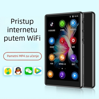 Android-bazirani prenosni MP4 player s Bluetoothom, podrška TF kartici, dodirni zaslon 800x480, baterija 5000mAh, podržava MP3/OGG/FLAC/APE