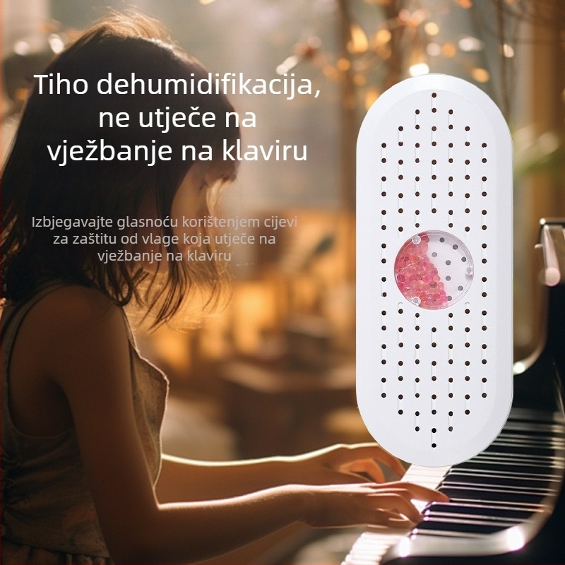Mini dehumidifikator za klavir – apsorber vlage, otporan na plijesan, reciklirajuća vrećica za dehumidifikaciju za klavire i klavijature