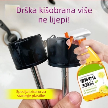 Odstranjivač ljepila iz plastike za starenje i sredstvo za čišćenje gumiranih ručki: ručka kišobrana, miš i tipkovnica