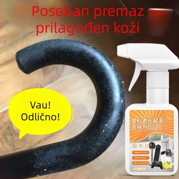 Odstranjivač ljepila iz plastike za starenje i sredstvo za čišćenje gumiranih ručki: ručka kišobrana, miš i tipkovnica