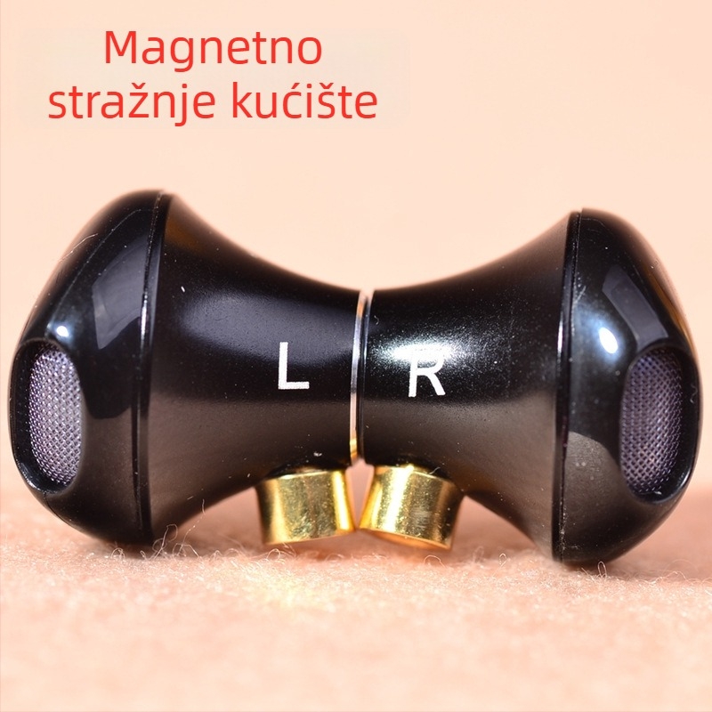 FRELUR Van Ray Pole-501 MMCX slušalice, žične, 32 Ω, pokretna zavojnica, 14,2 mm pogon, MP3/telefonski headset
