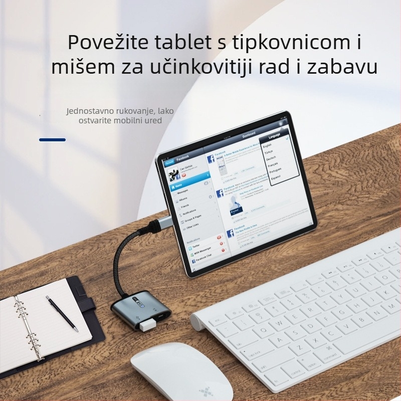 HCINOO MH356 OTG Lightning na USB 3.0 adapter za Apple iPhone i iPad