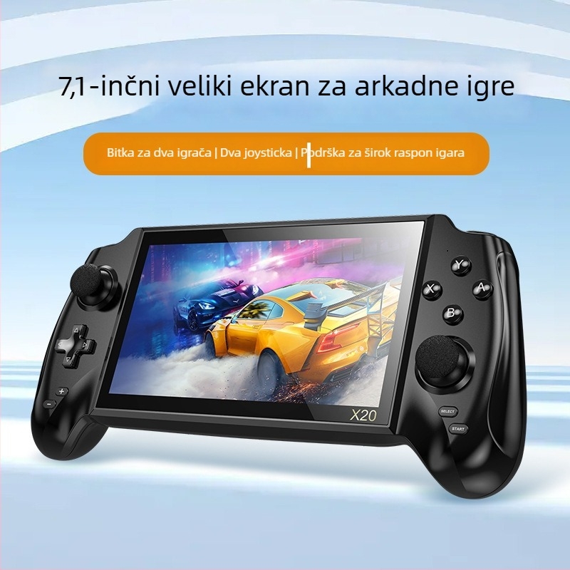 Xinyewang retro ručna konzola – PSP stil, 2 igrača, kompatibilnost s GBA/NES/FC, USB sučelje, MP4 player