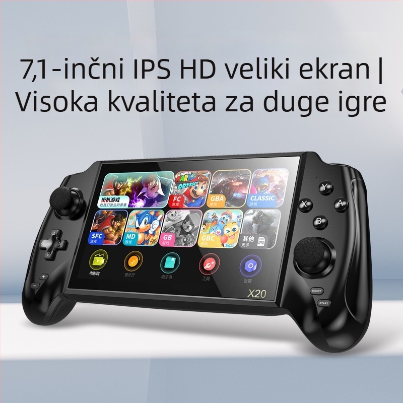 Xinyewang retro ručna konzola – PSP stil, 2 igrača, kompatibilnost s GBA/NES/FC, USB sučelje, MP4 player