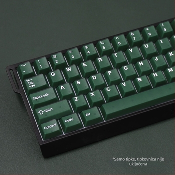 Pbts keycap s dvostrukim slojem graviranja, OEM visina, univerzalna kompatibilnost, ovlaštena privatna marka