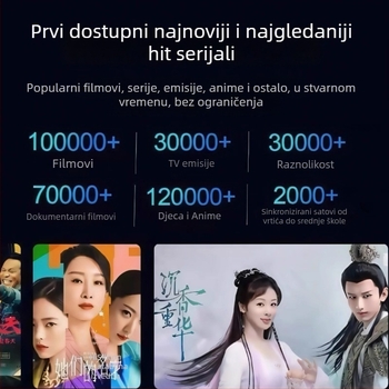 Android TV Box s procesorom Hisense, 1GB RAM, 8GB memorije, 4K izlaz