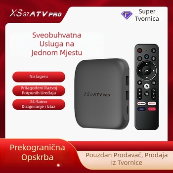 Android TV Box XS97ATV PRO, A53 procesor, 4GB RAM, 32GB skladište, 6K izlaz, HDMI sučelje