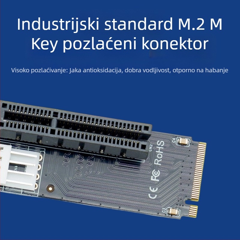 Desktop kartica za proširenje M.2 na PCIe — NGFF na PCIe adapter, PCIe x4 utor
