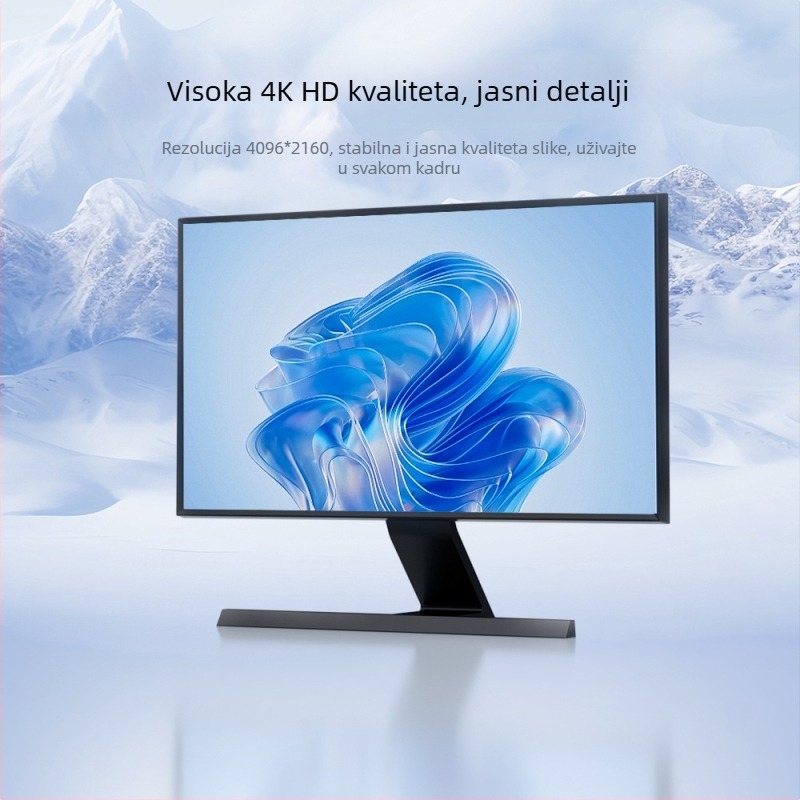 HDMI na DP adapter, 4K60Hz pretvarač za povezivanje računala s monitorima i projektorima