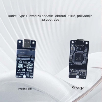 M.2 SSD adapter kartica s čipom 9220, USB 3.0 sučelje, 20 Gbps prijenos, model 9220-U128