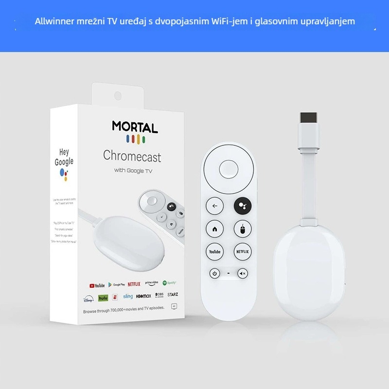 Set-top box Q2 Ultra, Allwinner H313, Android, 1080p, dvobandni Wi-Fi, glasovno daljinsko upravljanje