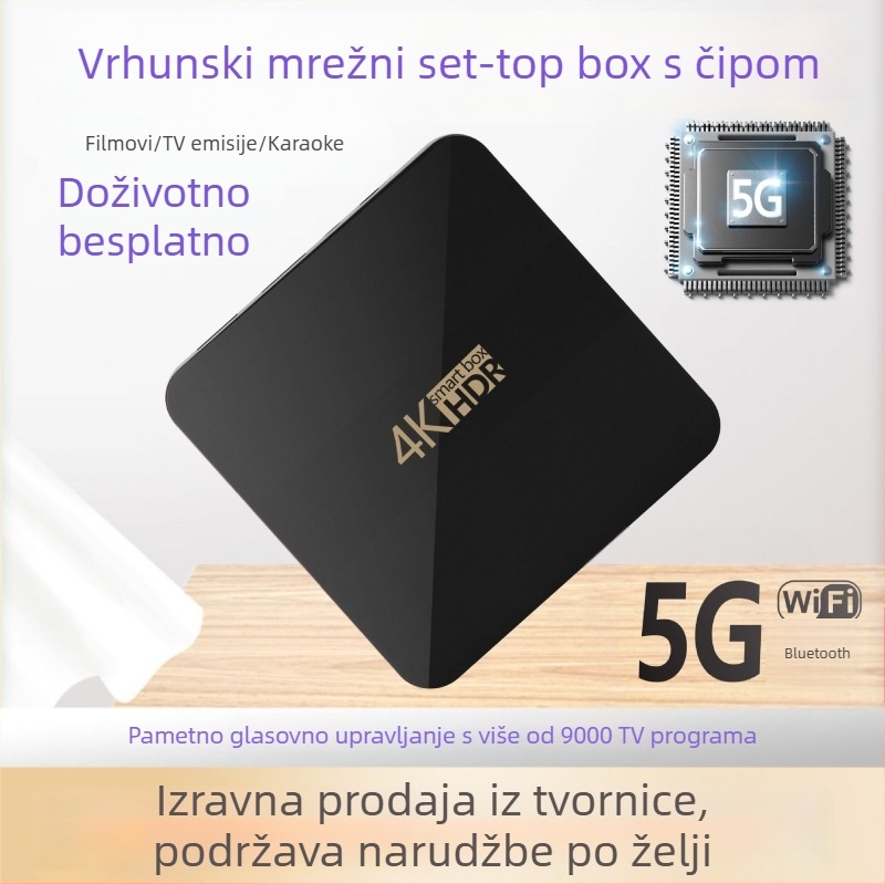 Android TV Box F1 – 4K izlaz, 1GB RAM, 8GB pohrane, HDMI