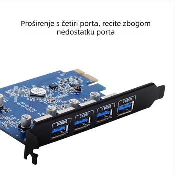 Orico PCI-E USB 3.0 proširna kartica s četiri porta PVU3-4P, VLI805