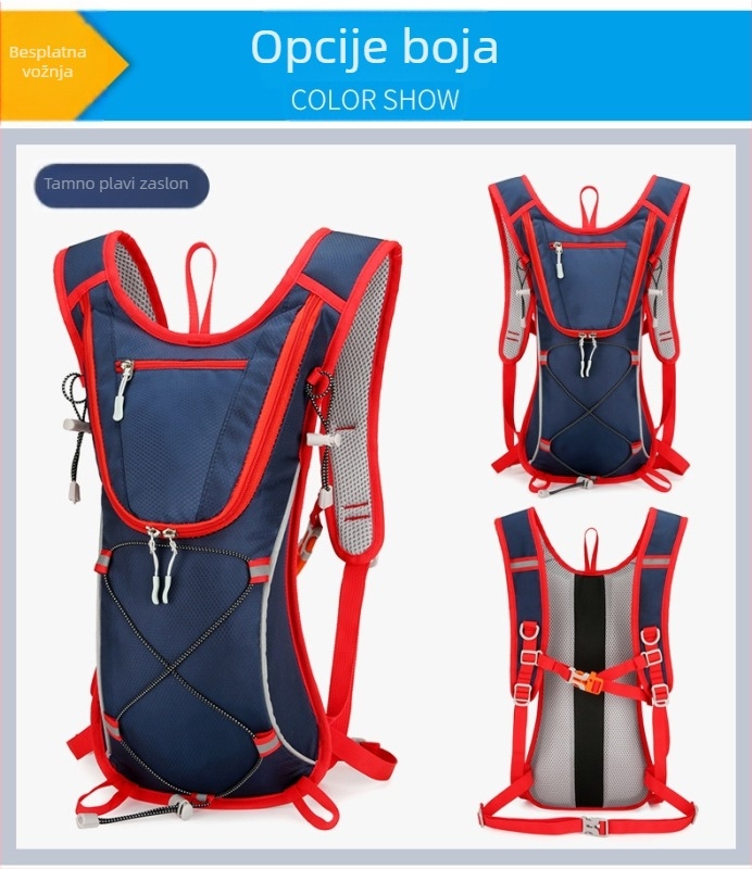 Planinarski ruksak ultra lak s Oxford materijalom, vodootporan, suho/mokro odvajanje, zaštita leđa