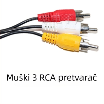Shun Hengtai AV kabel: 3,5 mm na 3× RCA, za set-top box – audio/video