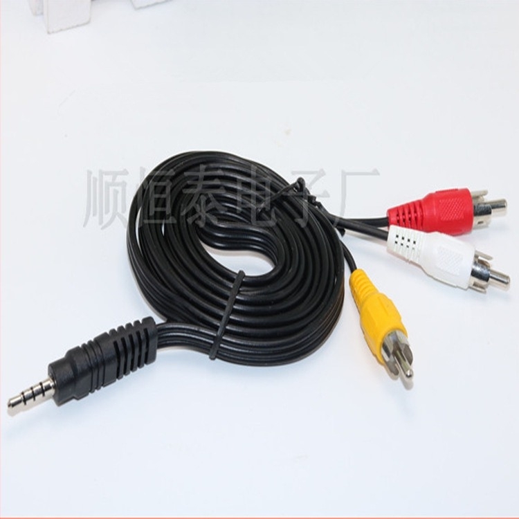 Shun Hengtai AV kabel: 3,5 mm na 3× RCA, za set-top box – audio/video