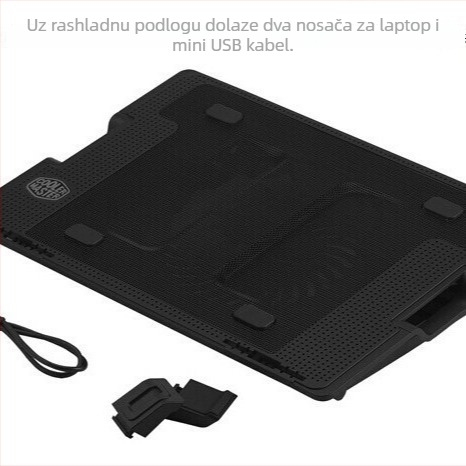 Chladić za notebook s 1 ventilatorom, model M25/NB339, plastična konstrukcija, za prijenosna računala, način hlađenja: ventilator