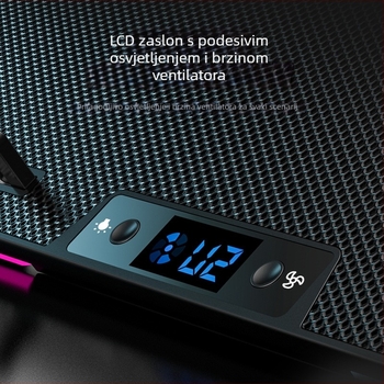 Suo Huang N8RGB podloga za hlađenje prijenosnika – 8 ventilatora, podesiva brzina, RGB rasvjeta, plastično kućište, lansiranje 2024
