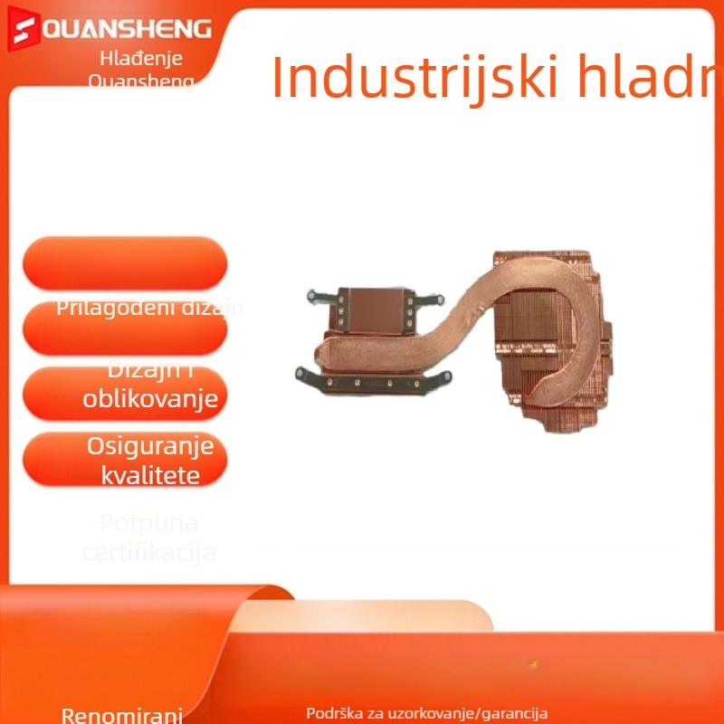 Hladnjak za prijenosno računalo | bakar-aluminijska legura, uljni ležaj, 4800 RPM, 26 dB, zračno hlađenje