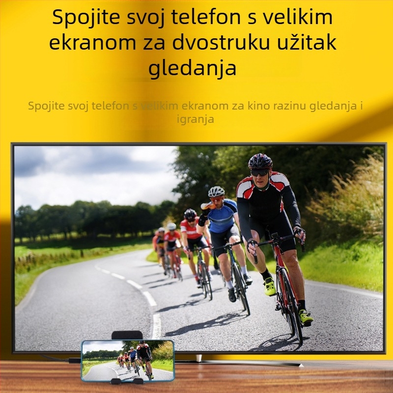 Type-C na HDMI adapter kabel, 4K30Hz, bakreno jezgro, duljina 2.1 m
