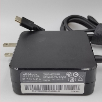 Lenovo zidni adapter za prijenosno računalo, 65W, 20V, 3.25A, USB-C izlaz, kabel 180 cm, ulaz 100–240V