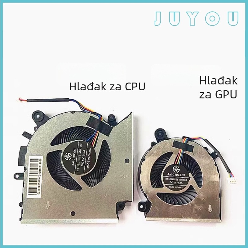 Originalni MSI ventilator za hlađenje prijenosnog računala GF66/GL66 (MS-1581, N459, N460)
