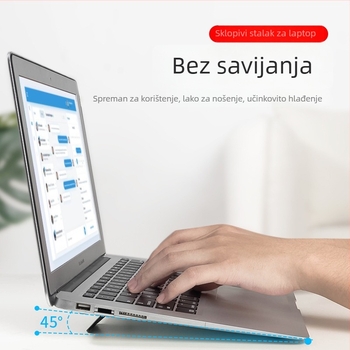 Sklopivi stalak za laptop, 24 g, paket od 2