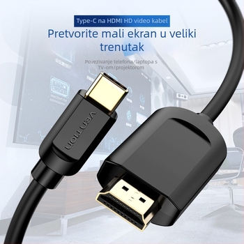 Weixun CGR Type-C na HDMI adapter s LT8711HE čipom, 1080p, bakreno jezgro