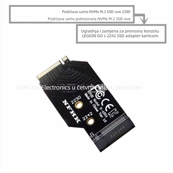 Adapter kartica NVMe M.2 PCIe 4.0 za Legion Go prijenosnu konzolu