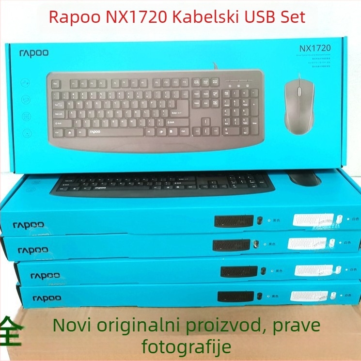 Rapoo NX1720 kabelski komplet tipkovnice i miša, USB sučelja, 1000dpi