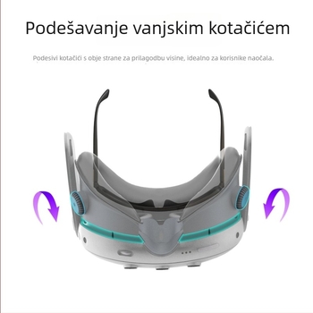 X3 maska za protok zraka za VR headset Meta Quest 3, magnetska montaža, protiv propuštanja svjetla, dvostruki način