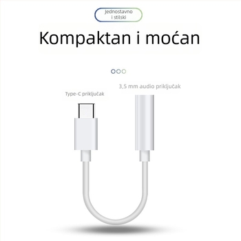 MPCQC Type-C adapter za slušalice sa 3,5 mm priključkom za Android
