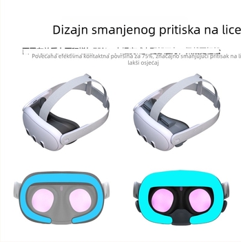 X3 maska za ublažavanje tlaka za Meta Quest 3 VR slušalice, sprječava propuštanje svjetla