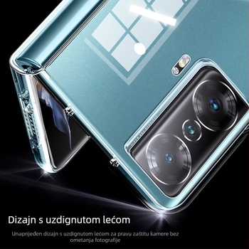 Prozirno ultra-tanki tvrdi kućište za Honor Magic V6, potpuno pokrivanje, zaštita od pada, za sklopni zaslon, s završnom površinom ogledala