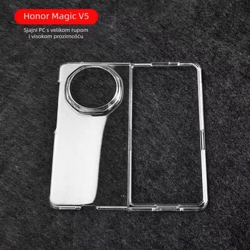 Prozirno sjajno kućište za Honor Magic V5 s preklopnim zaslonom, PC materijal