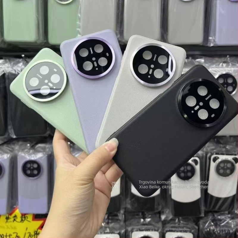Futrola za Honor Magic8 Pro, potpuno prekrivanje umjetne kože PU+TPU, metalni prsten za objektiv i zaštita od pada
