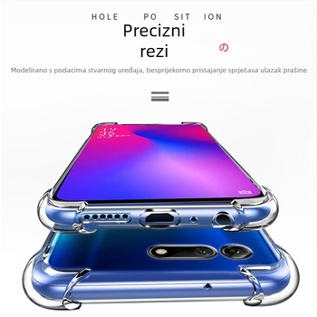 Maska za telefon za Honor V20 – minimalistički dizajn; zaštita od pada; izrada toplim presovanjem; materijal: Drugo; kompatibilno: Glory