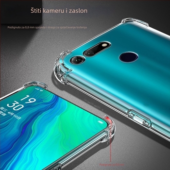 Maska za telefon za Honor V20 – minimalistički dizajn; zaštita od pada; izrada toplim presovanjem; materijal: Drugo; kompatibilno: Glory