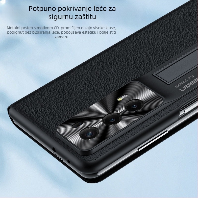 Kućište za mobilni telefon Glory, od prave kože, holster stil, otpornost na pad