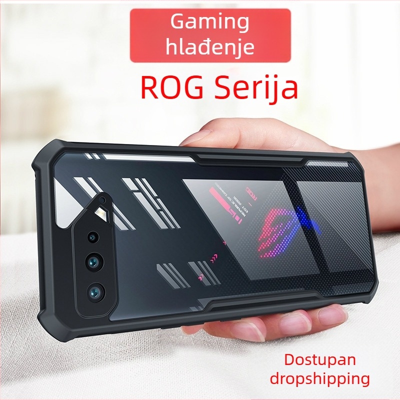 Xundi zaštitno kućište za ASUS ROG seriju – silikon, otporno na pad, potpuno prekrivena mekana maska za ROG5, ROG6, ROG8 i ROG7 Pro